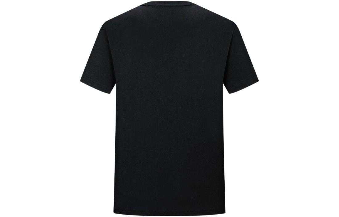 Lookbook VERSACE JEANS COUTURE SS22 Alphabet Print Black T-Shirt  Fashion. E72GAHP11-ECJWAP-899