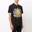 Shop VERSACE JEANS COUTURE SS22 巴洛克黑色印花短袖T恤 男款 72GAHF0-2CJ00F-899