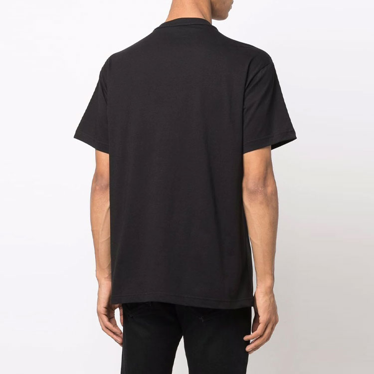 Purchase VERSACE JEANS COUTURE SS22 巴洛克黑色印花短袖T恤 男款 72GAHF0-2CJ00F-899