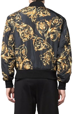 VERSACE JEANS COUTURE SS22 Baroque Print Zip Bomber Jacket Black Men 72GAS4D7-CQS24-G89 Purchase VERSACE JEANS COUTURE SS22 Baroque Print Zip Bomber Jacket Black Men 72GAS4D7-CQS24-G89