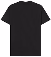 Lookbook VERSACE JEANS COUTURE SS22 Black Crewneck T-Shirt with V-Logo Embroidery Men 72GAHT04-72UP600-G89