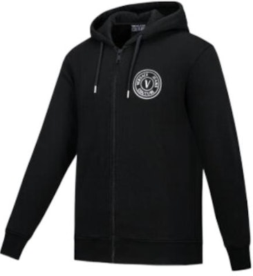 VERSACE JEANS COUTURE SS22 黑色絨裡連帽外套夾克。 73GAIT06-CF00T-C89 Shop VERSACE JEANS COUTURE SS22 黑色絨裡連帽外套夾克。 73GAIT06-CF00T-C89