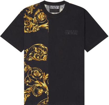 VERSACE JEANS COUTURE SS22 Floral Crewneck T-Shirt Black . E72GAH6R9-EJS049-EG89 Buy VERSACE JEANS COUTURE SS22 Floral Crewneck T-Shirt Black . E72GAH6R9-EJS049-EG89