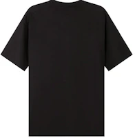 Lookbook VERSACE JEANS COUTURE SS22 黑色圖案LOGO印花寬鬆版型男士T恤 72GAHP11-CJWAP-899
