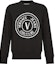 Buy VERSACE JEANS COUTURE SS22 Logo Print Black Sweatshirt for Men. 73GAIT22-CF00T-0899