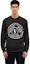 Purchase VERSACE JEANS COUTURE SS22 Logo Print Black Sweatshirt for Men. 73GAIT22-CF00T-0899