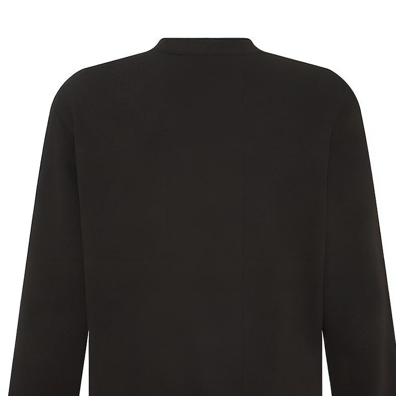 Sizing VERSACE JEANS COUTURE SS22 Logo Print Black Sweatshirt for Men. 73GAIT22-CF00T-0899