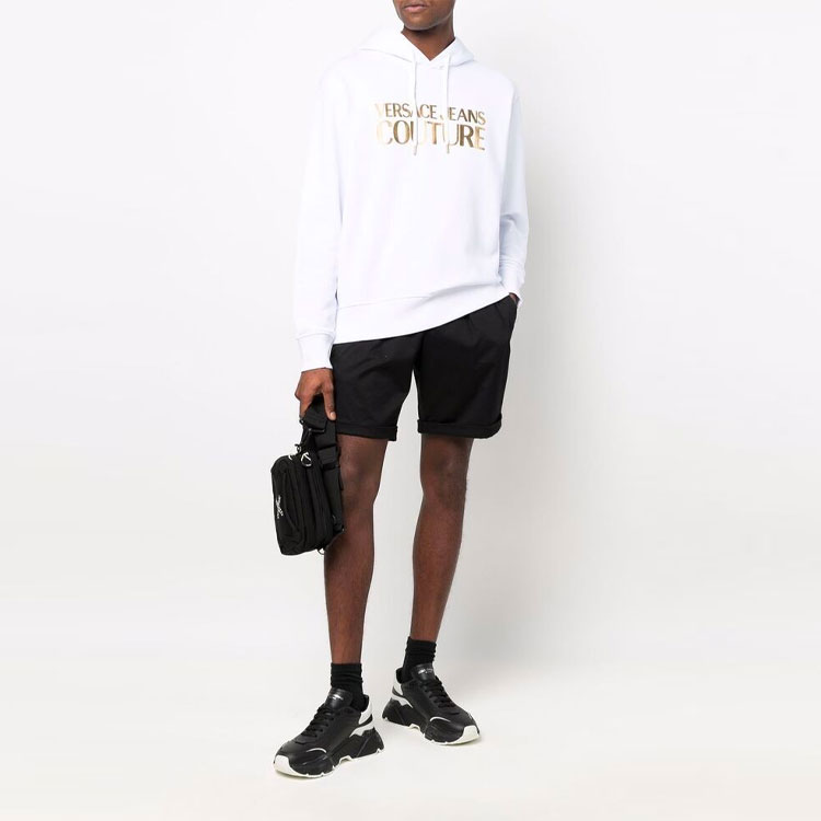 VERSACE JEANS COUTURE SS22 Logo Print White Sweatshirt Men 72GAIT01-CF01T-G03 圖 4