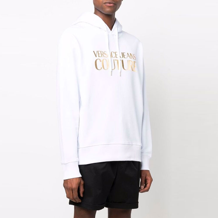 VERSACE JEANS COUTURE SS22 Logo Print White Sweatshirt Men 72GAIT01-CF01T-G03 圖 5