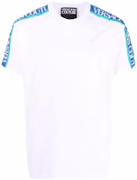 VERSACE JEANS COUTURE SS22 Logo Trim Short Sleeve T-Shirt White 72GAH6R6-J0001-003 VERSACE JEANS COUTURE SS22 Logo Trim Short Sleeve T-Shirt White 72GAH6R6-J0001-003