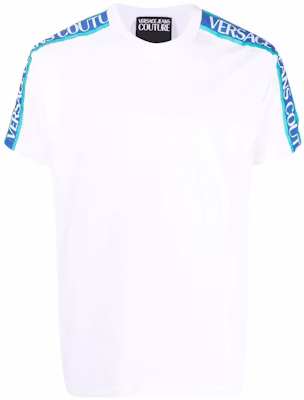 VERSACE JEANS COUTURE SS22 Logo Trim Short Sleeve T-Shirt White 72GAH6R6-J0001-003 Buy VERSACE JEANS COUTURE SS22 Logo Trim Short Sleeve T-Shirt White 72GAH6R6-J0001-003