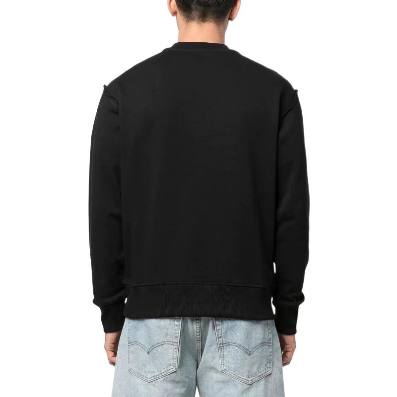 Versace Jeans Couture SS22 Medusa Embroidered Crewneck Sweatshirt Black Mens. 72GAIT1-0CF01-TG89 圖 4