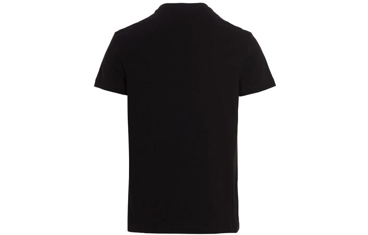 Lookbook Camiseta Negra VERSACE JEANS COUTURE SS22 con Logo Metálico. 72GAHT16-CJ00O-G89