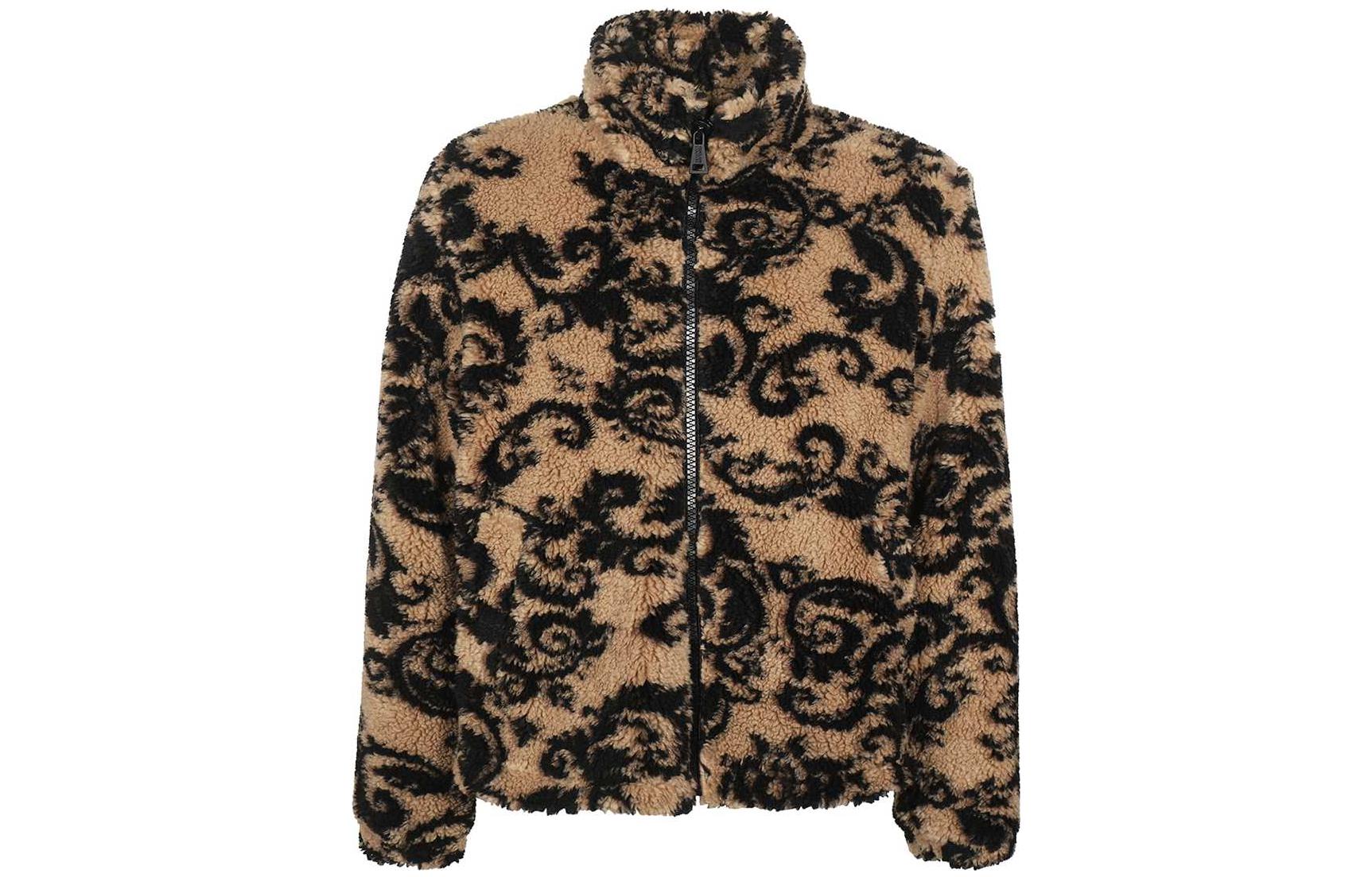 VERSACE JEANS COUTURE SS22 Pattern Print Long Sleeve Jacket Men’s Brown. 73GAS411-U0007-710