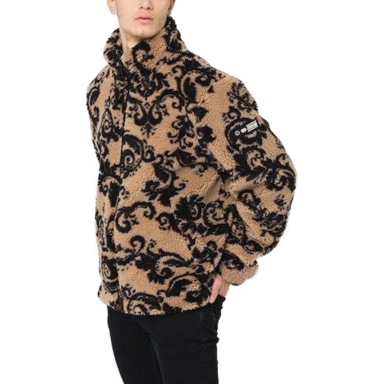 Details for VERSACE JEANS COUTURE SS22 Pattern Print Long Sleeve Jacket Men’s Brown. 73GAS411-U0007-710