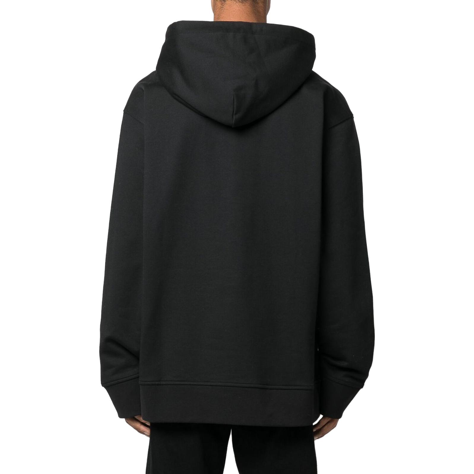 Shop 베르사체 진즈 꾸뛰르 SS23 블랙 캐주얼 프린트 스웨트셔츠. 73GAIP-04CF01P-899