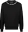 Buy VERSACE JEANS COUTURE SS23 Black Crewneck Sweatshirt with Letter Print. 74GAIT17-CF01T-899