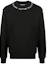 Order VERSACE JEANS COUTURE SS23 Black Crewneck Sweatshirt with Letter Print. 74GAIT17-CF01T-899