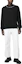 Lookbook VERSACE JEANS COUTURE SS23 Black Crewneck Sweatshirt with Letter Print. 74GAIT17-CF01T-899
