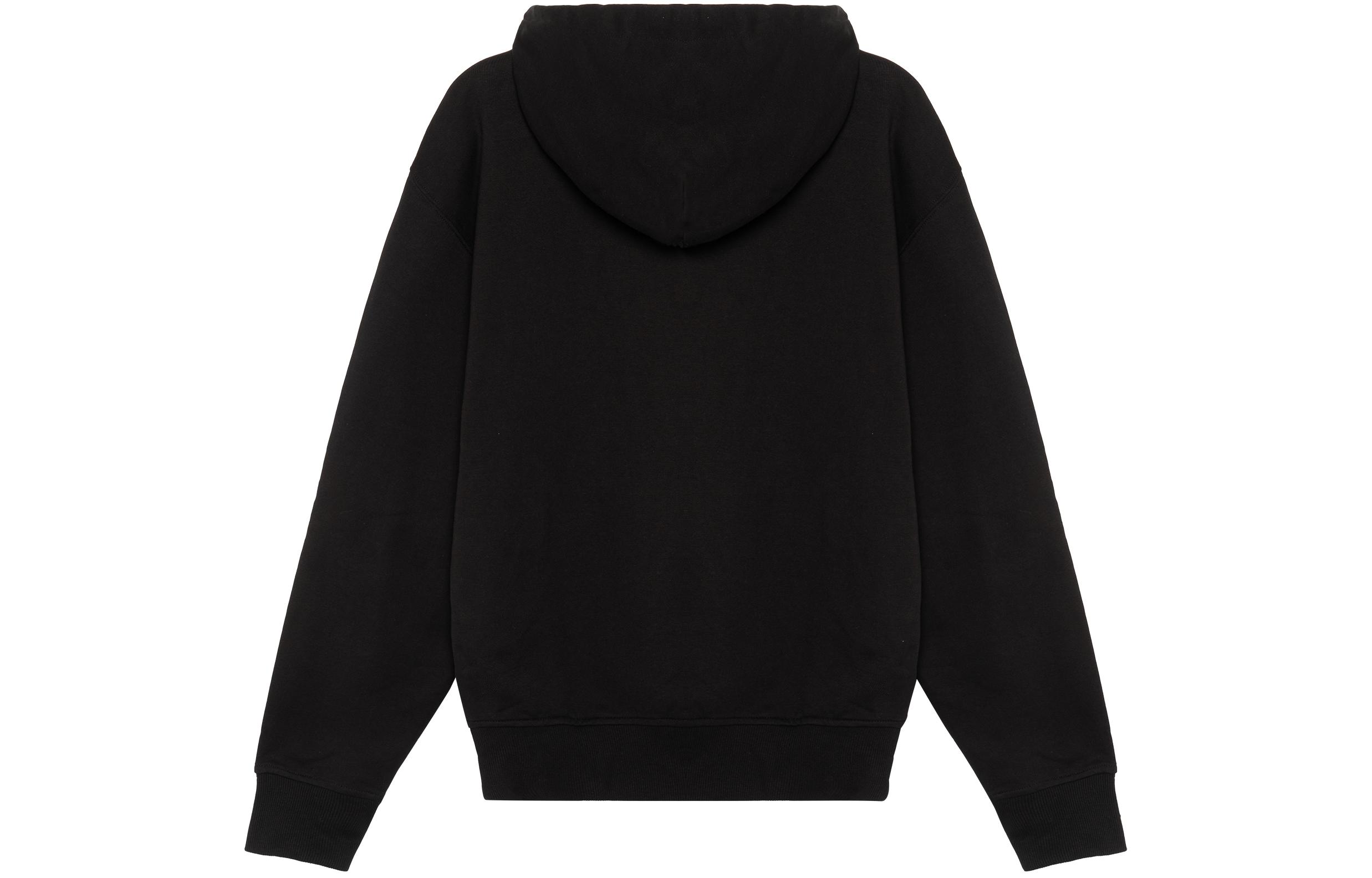 Lookbook VERSACE JEANS COUTURE SS23  Black Logo Hoodie Zip-Up Jacket. 74GAIY01-CF00Y-899