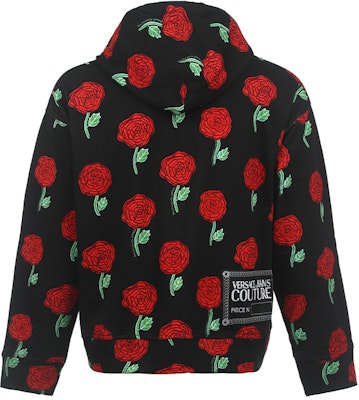 Sudadera con Capucha Estampado Rosa Negra VERSACE JEANS COUTURE SS23. 74GAI3C7-FS061-899 Lookbook Sudadera con Capucha Estampado Rosa Negra VERSACE JEANS COUTURE SS23. 74GAI3C7-FS061-899