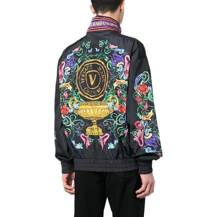 Purchase VERSACE JEANS COUTURE SS23 Baroque Print Jacket Men’s Black. 74GASD11-CQS55-G89