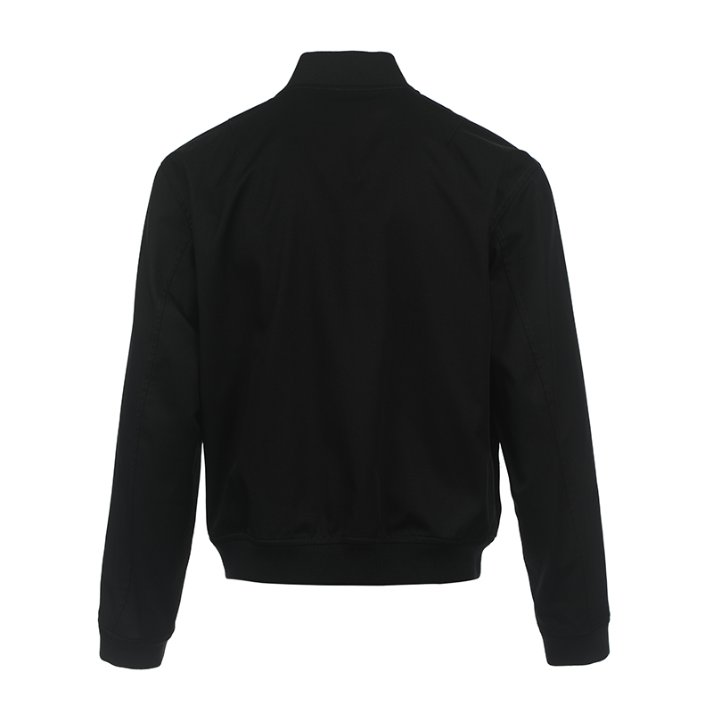 Lookbook VERSACE JEANS COUTURE SS23 Black Letter Logo Print Baseball Jacket Men. 74GAS415-N0014-899