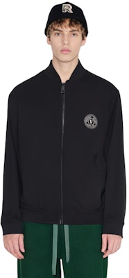 VERSACE JEANS COUTURE SS23 Black Letter Logo Print Baseball Jacket Men. 74GAS415-N0014-899 Purchase VERSACE JEANS COUTURE SS23 Black Letter Logo Print Baseball Jacket Men. 74GAS415-N0014-899