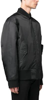 Purchase VERSACE JEANS COUTURE SS23 Logo Print Black Bomber Jacket Men’s Long Sleeve 74GASD10-CQD20-899