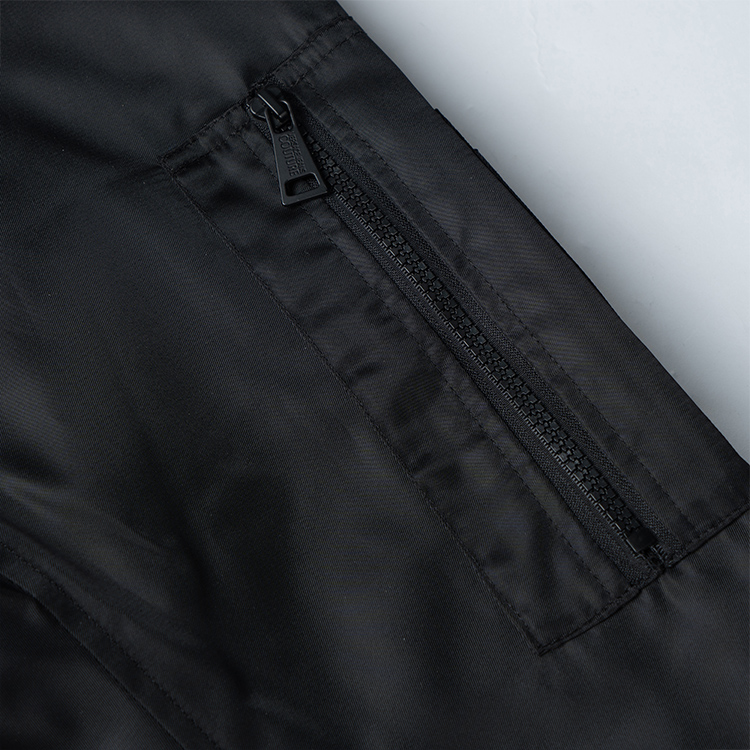 Sizing VERSACE JEANS COUTURE SS23 Logo Print Black Bomber Jacket Men’s Long Sleeve 74GASD10-CQD20-899