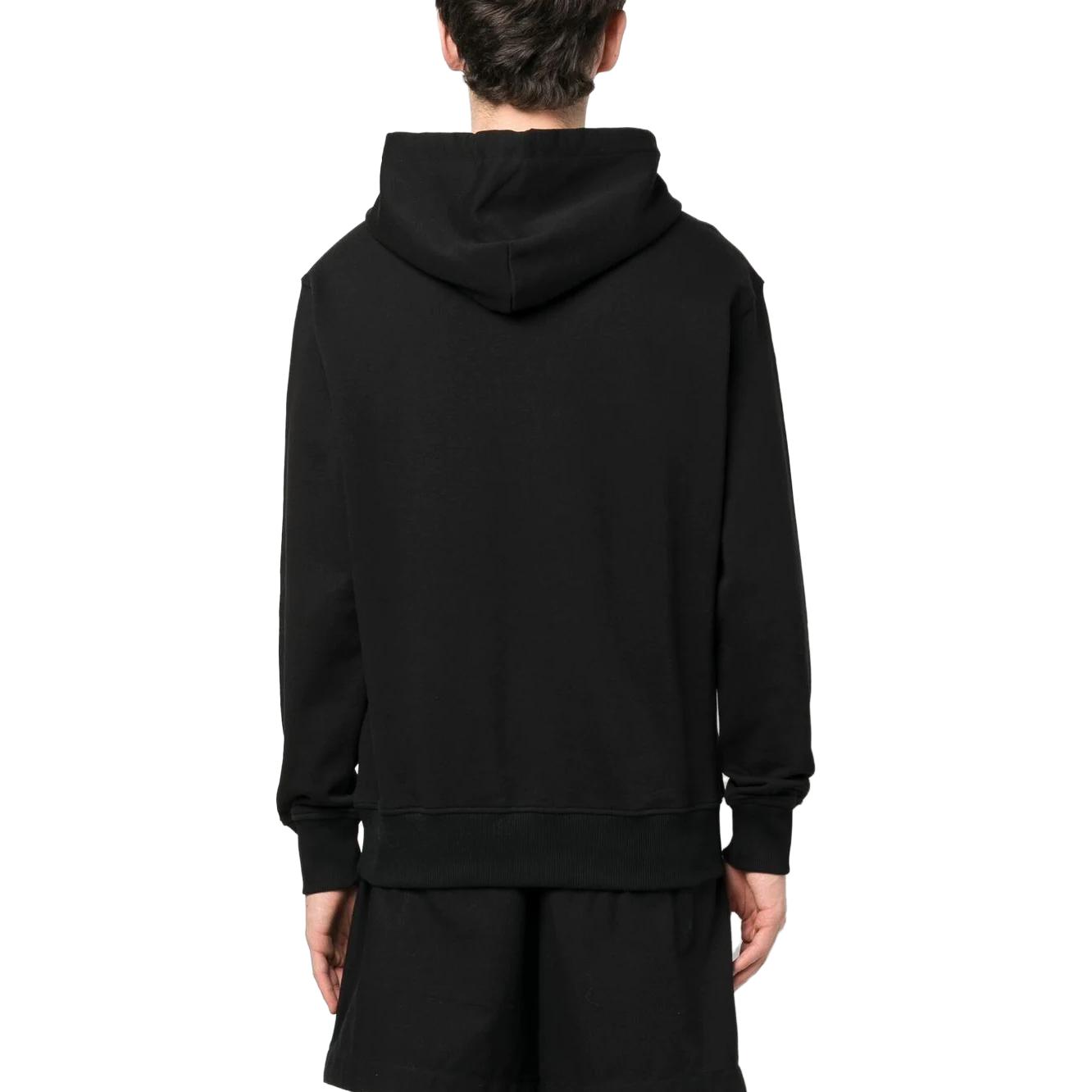 Shop VERSACE JEANS COUTURE SS23 Logo Print Black Sweatshirt Men. 74GAIT05-CF01T-G89