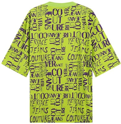 VERSACE JEANS COUTURE SS23 綠色標誌印花短袖圓領T恤 74GAH604-JS167-110 Lookbook VERSACE JEANS COUTURE SS23 綠色標誌印花短袖圓領T恤 74GAH604-JS167-110