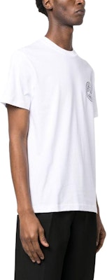 VERSACE JEANS COUTURE SS23 Logo Print Crewneck T-Shirt White Black E74GAHT06-ECJ00T-003 Purchase VERSACE JEANS COUTURE SS23 Logo Print Crewneck T-Shirt White Black E74GAHT06-ECJ00T-003