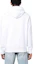 Shop VERSACE JEANS COUTURE SS23 Hoodie Logo Cetak Putih - Baju Fesyen Sweater 74GAIF01-CF01F-G03