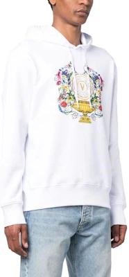 VERSACE JEANS COUTURE SS23 Hoodie Logo Cetak Putih - Baju Fesyen Sweater 74GAIF01-CF01F-G03 Purchase VERSACE JEANS COUTURE SS23 Hoodie Logo Cetak Putih - Baju Fesyen Sweater 74GAIF01-CF01F-G03