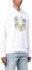 Purchase VERSACE JEANS COUTURE SS23 Hoodie Logo Cetak Putih - Baju Fesyen Sweater 74GAIF01-CF01F-G03