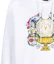 Sizing VERSACE JEANS COUTURE SS23 Hoodie Logo Cetak Putih - Baju Fesyen Sweater 74GAIF01-CF01F-G03
