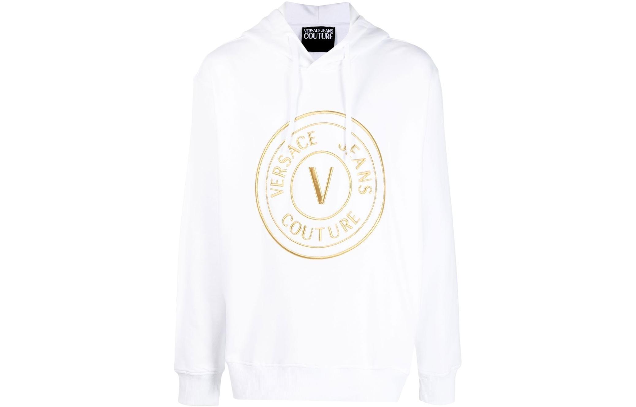 VERSACE JEANS COUTURE SS23 Logo Print White Casual Sweatshirt . 74GAIT05-CF01T-G03 圖 2