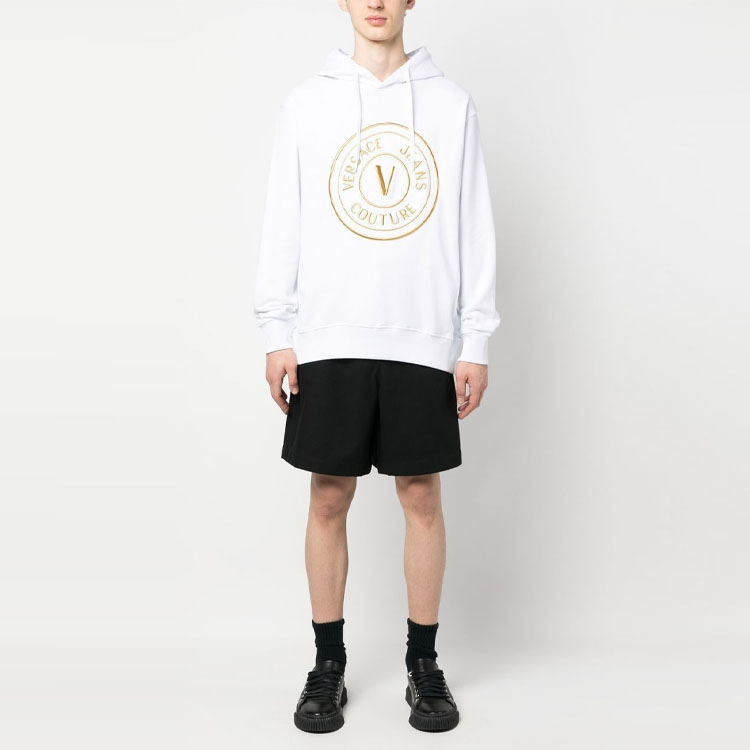 VERSACE JEANS COUTURE SS23 Logo Print White Casual Sweatshirt . 74GAIT05-CF01T-G03 圖 3
