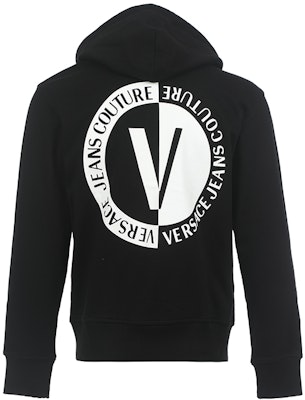 베르사체 진 꾸뛰르 SS23 로고 프린팅 집업 후디 블랙. 74GAII03-CF00I-899 Lookbook 베르사체 진 꾸뛰르 SS23 로고 프린팅 집업 후디 블랙. 74GAII03-CF00I-899