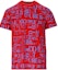 Buy VERSACE JEANS COUTURE SS23 Baju-T Lengan Pendek Logo Merah Lelaki 74GAH6S2-JS167-521