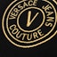 Cheap VERSACE JEANS COUTURE SS24 Black Loose Fit Hoodie with Logo Print. 76GAIT02-CF01T-G89