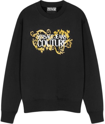 VERSACE JEANS COUTURE SS24 黑色印花圓領衛衣 男款 E77GAIE05-ECF02E-EG89 Order VERSACE JEANS COUTURE SS24 黑色印花圓領衛衣 男款 E77GAIE05-ECF02E-EG89