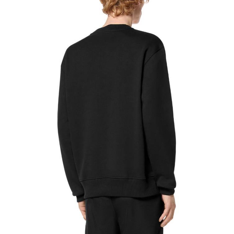 Purchase VERSACE JEANS COUTURE SS24 黑色印花圓領衛衣 男款 E77GAIE05-ECF02E-EG89