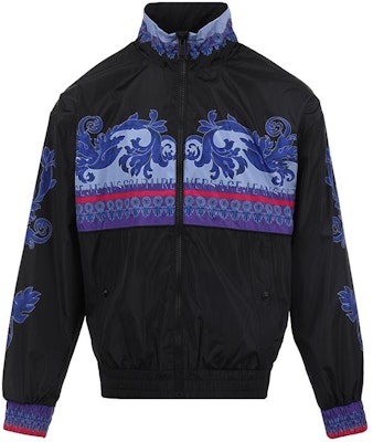 VERSACE JEANS COUTURE SS24 Colorblock Logo Print Loose Jacket Black 76GAS411-CQS87-205 Order VERSACE JEANS COUTURE SS24 Colorblock Logo Print Loose Jacket Black 76GAS411-CQS87-205