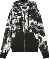 VERSACE JEANS COUTURE SS24 Graphic Print Zip Hoodie Black E76GAI3Z1-EFS127-E899 VERSACE JEANS COUTURE SS24 Graphic Print Zip Hoodie Black E76GAI3Z1-EFS127-E899
