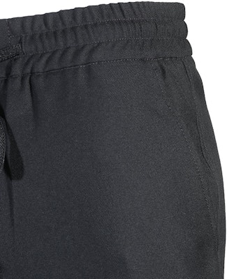 VERSACE JEANS COUTURE SS24 Logo Badge Printed Lace-Up Black Pants 76GAA100-N0309-899 Details for VERSACE JEANS COUTURE SS24 Logo Badge Printed Lace-Up Black Pants 76GAA100-N0309-899