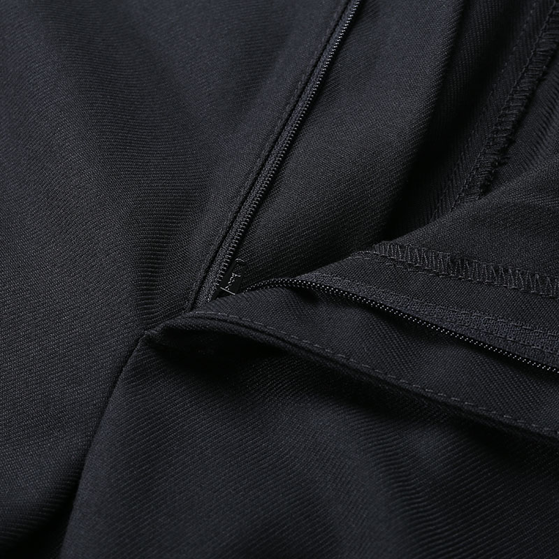 Cheap VERSACE JEANS COUTURE SS24 Logo Badge Printed Lace-Up Black  Pants 76GAA100-N0309-899