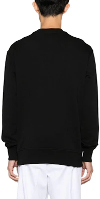VERSACE JEANS COUTURE SS24 Logo Embroidered Loose Fit Crewneck Sweatshirt Black. 76GAIG02-CF01G-899 Shop VERSACE JEANS COUTURE SS24 Logo Embroidered Loose Fit Crewneck Sweatshirt Black. 76GAIG02-CF01G-899