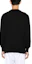 Shop VERSACE JEANS COUTURE SS24 Logo Embroidered Loose Fit Crewneck Sweatshirt Black. 76GAIG02-CF01G-899
